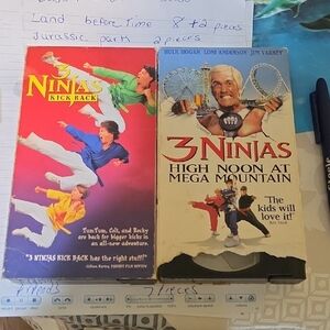 3 Ninjas VHS Movie Set